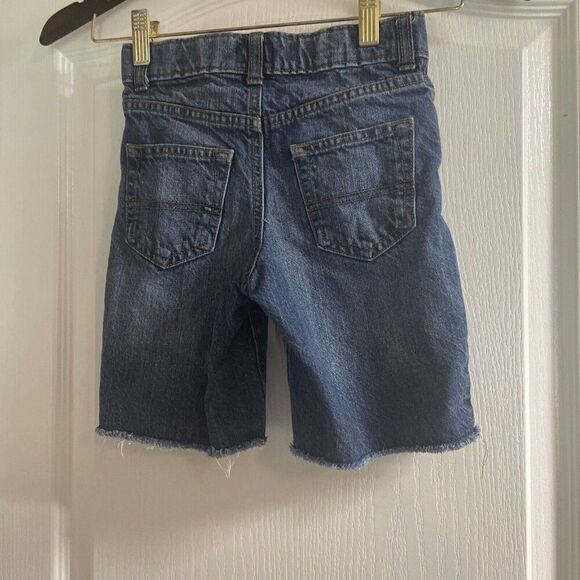 OSHKOSH B’Gosh Girls Jean Shorts Size 6 Destressed Adorable Knee Back to school - Picture 9 of 16